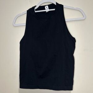 Yogalicious Black Seamless Carrie Tank Sz Lg